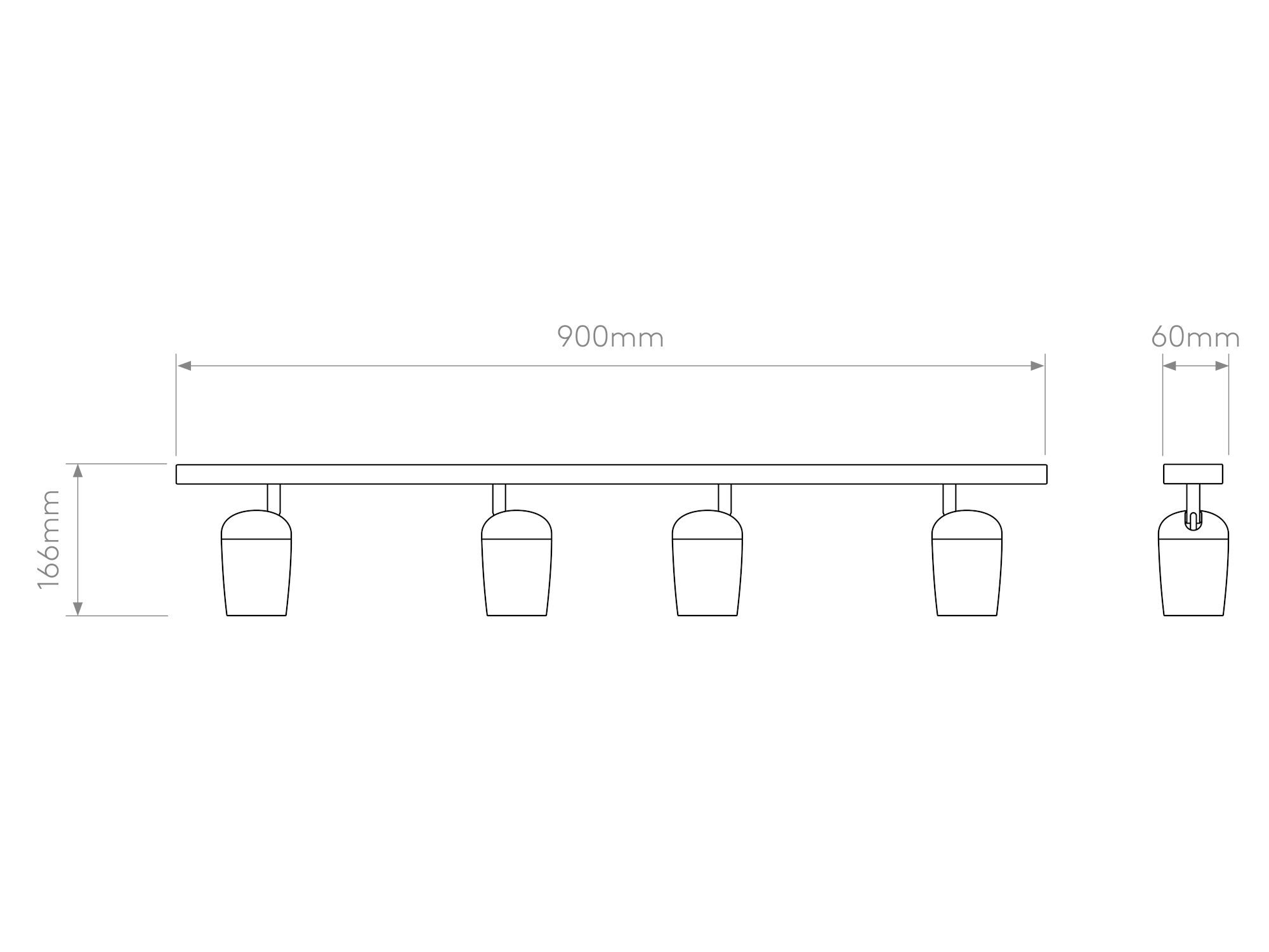 Потолочный алюминиевый светодиодный прожектор Astro Lighting Koto ARCH-00101355 - Вид №4