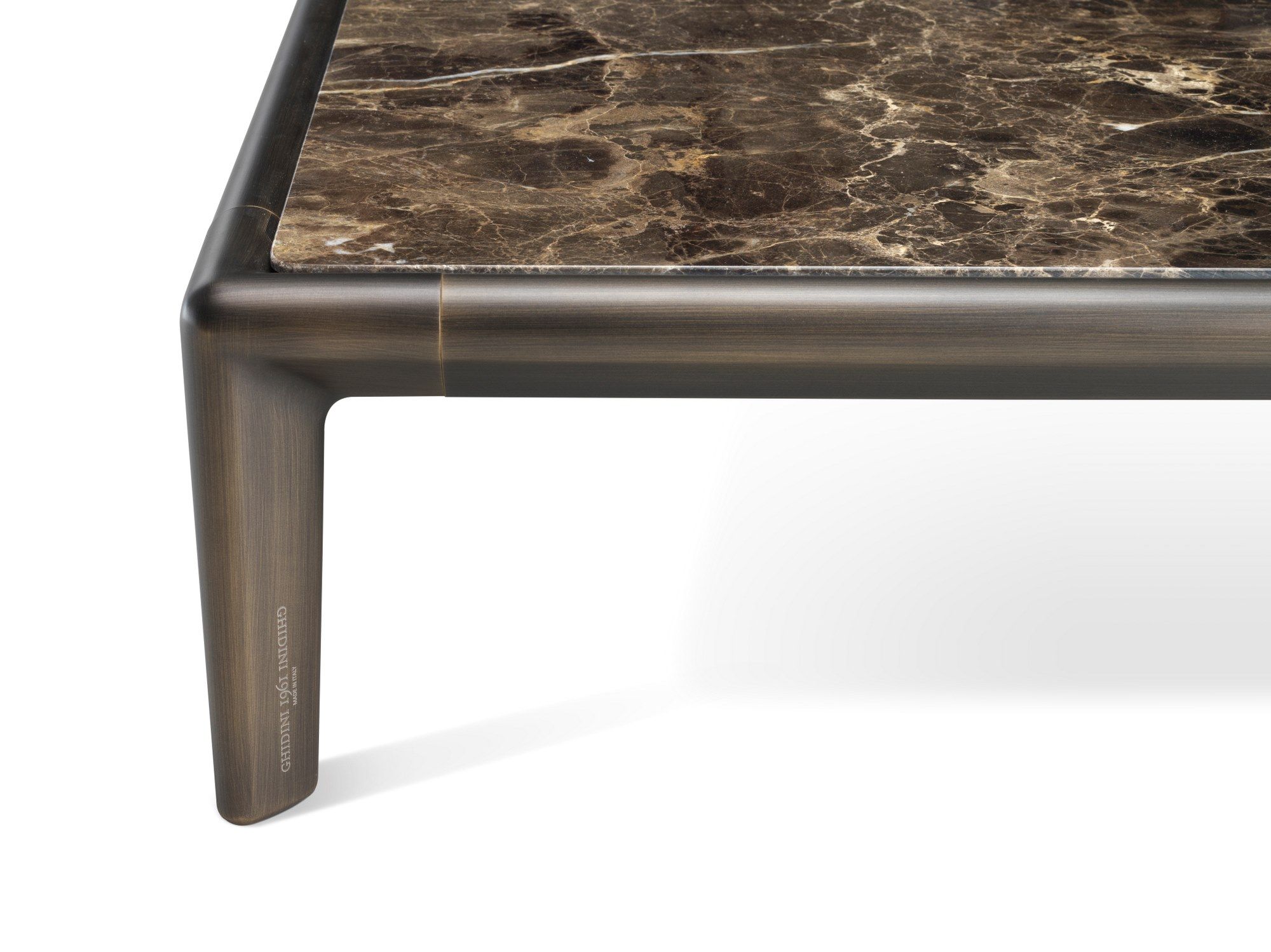 Мраморный журнальный столик и металлический каркас GHIDINI1961 ARCH-00101270 - Вид №5