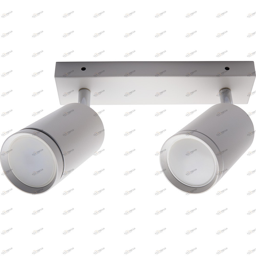 Спот настенно-потолочный поворотный на 2 лампы 17х5х21 см белый ML202 41064 FERON  00-3955734 Белый 