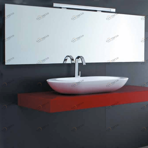 OV08040001 Накладная раковина на столешницу  овальная Disegno Ceramica 