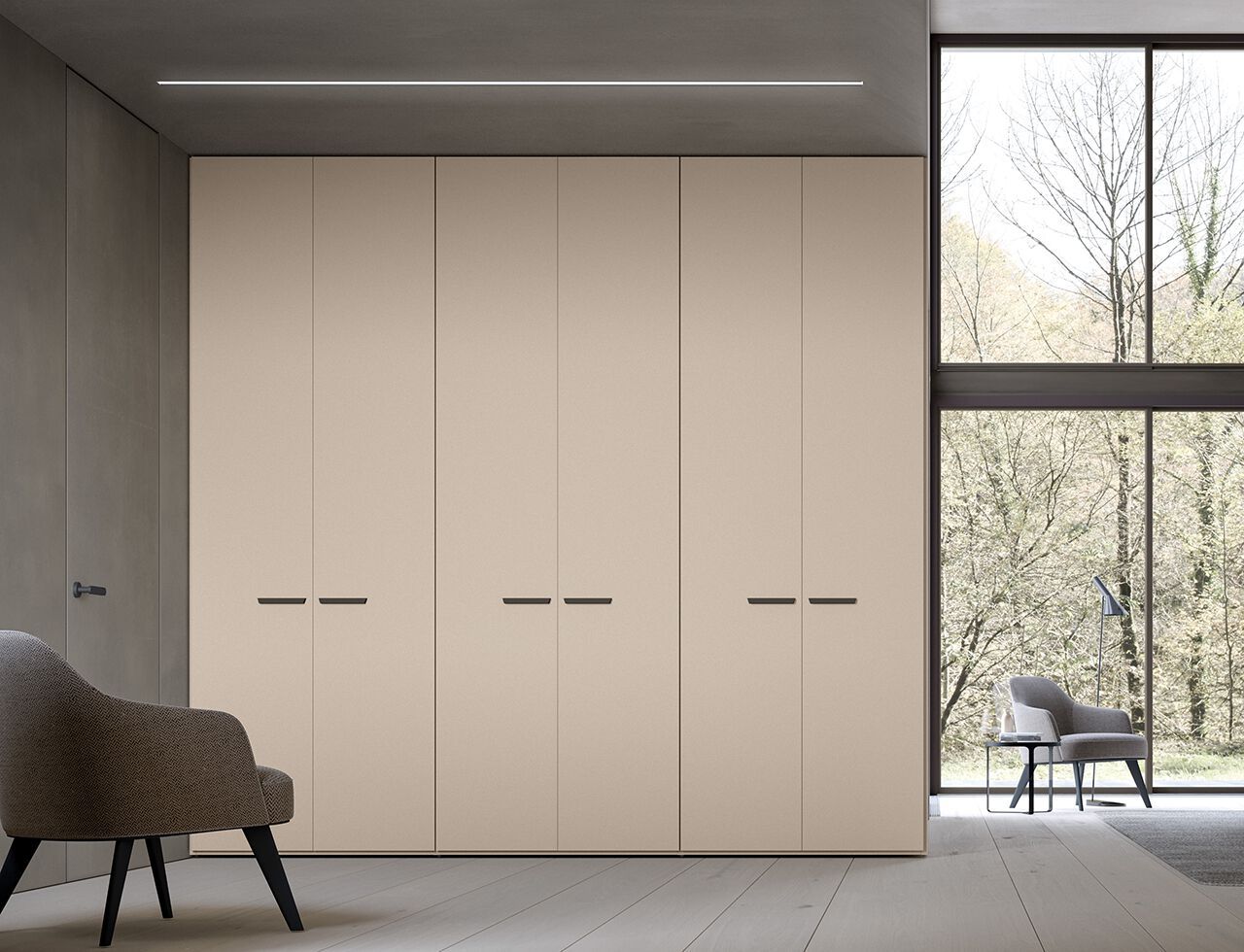 Деревянный двухсторонний шкаф Adok ARCH-00006812 - Вид №1