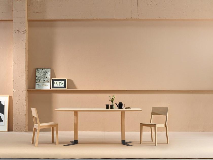 ONDARRETA Штабелируемый деревянный стул Iesu sun-id-1414763 - Вид №12