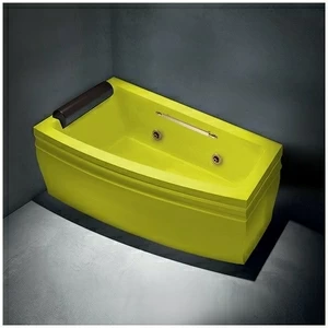 Ванна с гидромассажем жёлтая с золотом Gruppo treesse Blanque 1690 SXSTXV166BZZ