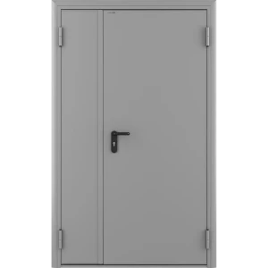 Дверь техническая 1250x2050 мм правая цвет светло-серый RAL7035