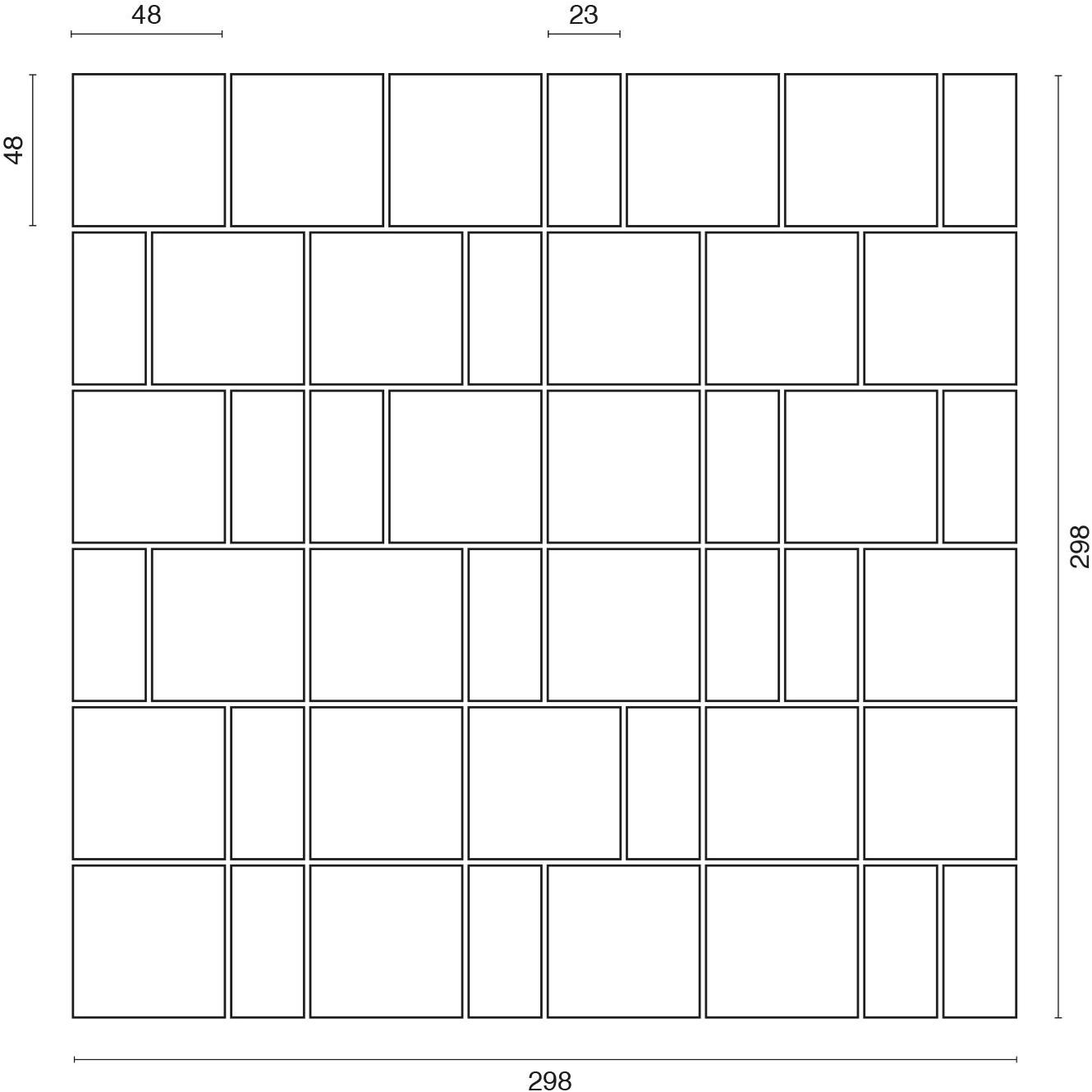 Ideamarmo Мозаика из тропического леса и травертина Ramage Rmg 1101 - Вид №3