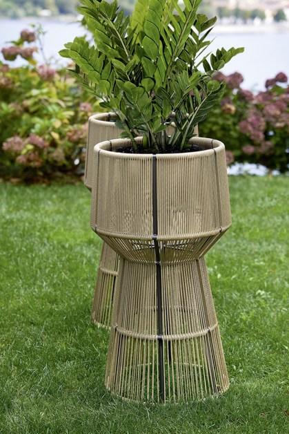 Varaschin Высокий садовый горшок из синтетического волокна Cricket sun-id-1354942 - Вид №3