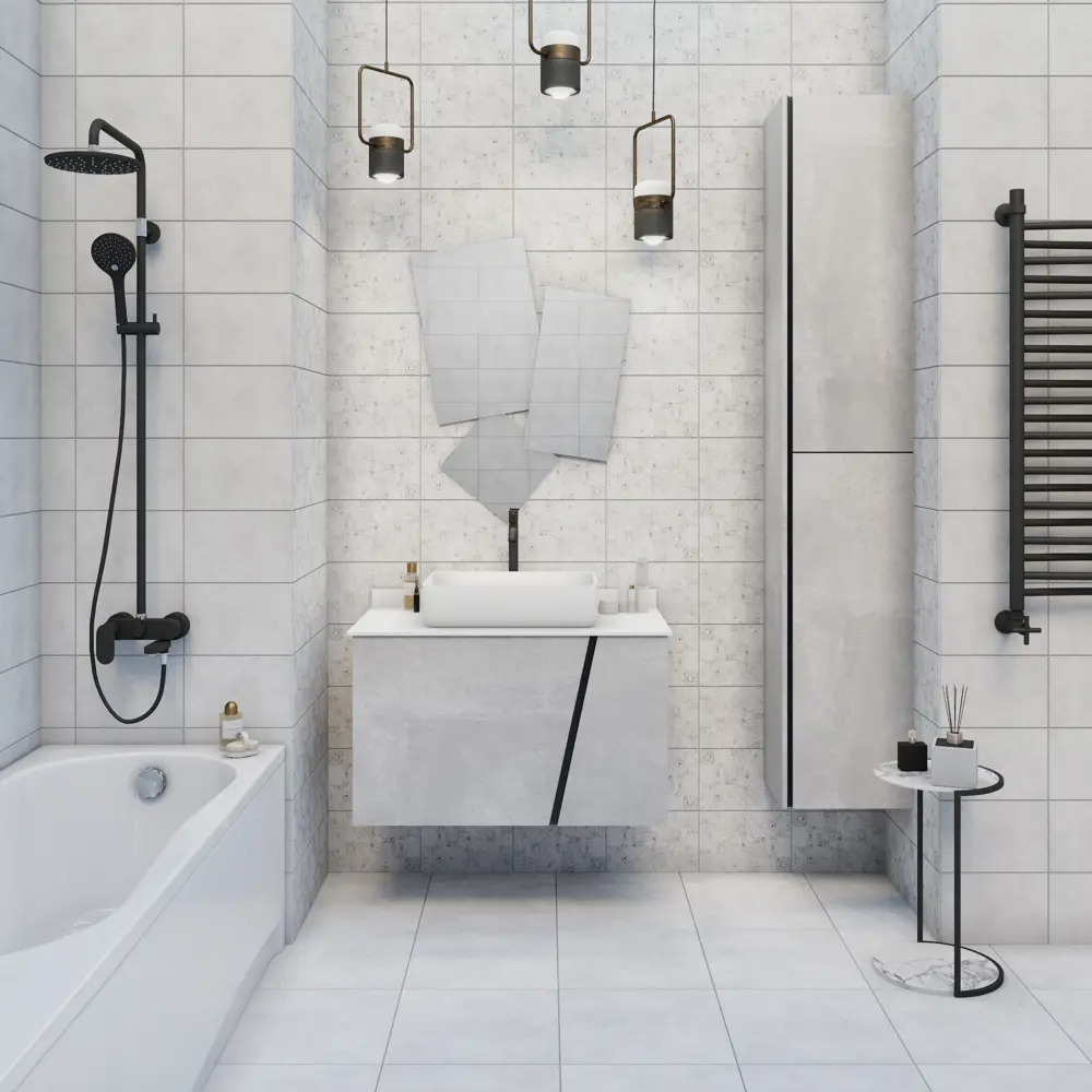 Плитка напольная Culto Blaster 40x40 см 1.12 м² цвет серый STLM-2132192 - Вид №4