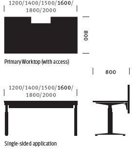 Herman Miller Рабочий стол с регулируемой высотой Ratio sun-id-1456555 - Вид №8