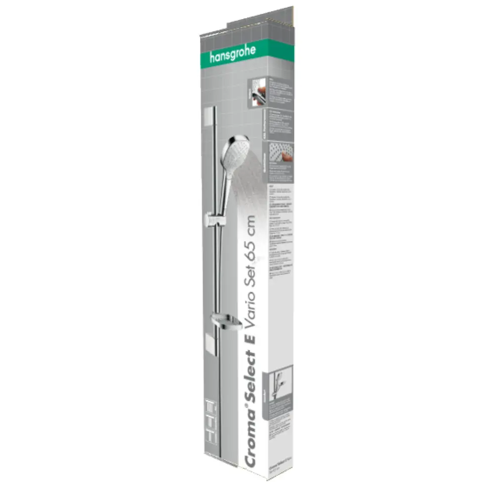 Душевая стойка Hansgrohe Croma Select E Vario 65 см 3 режима 82600623 STLM-2007138 Без серии - Вид №1