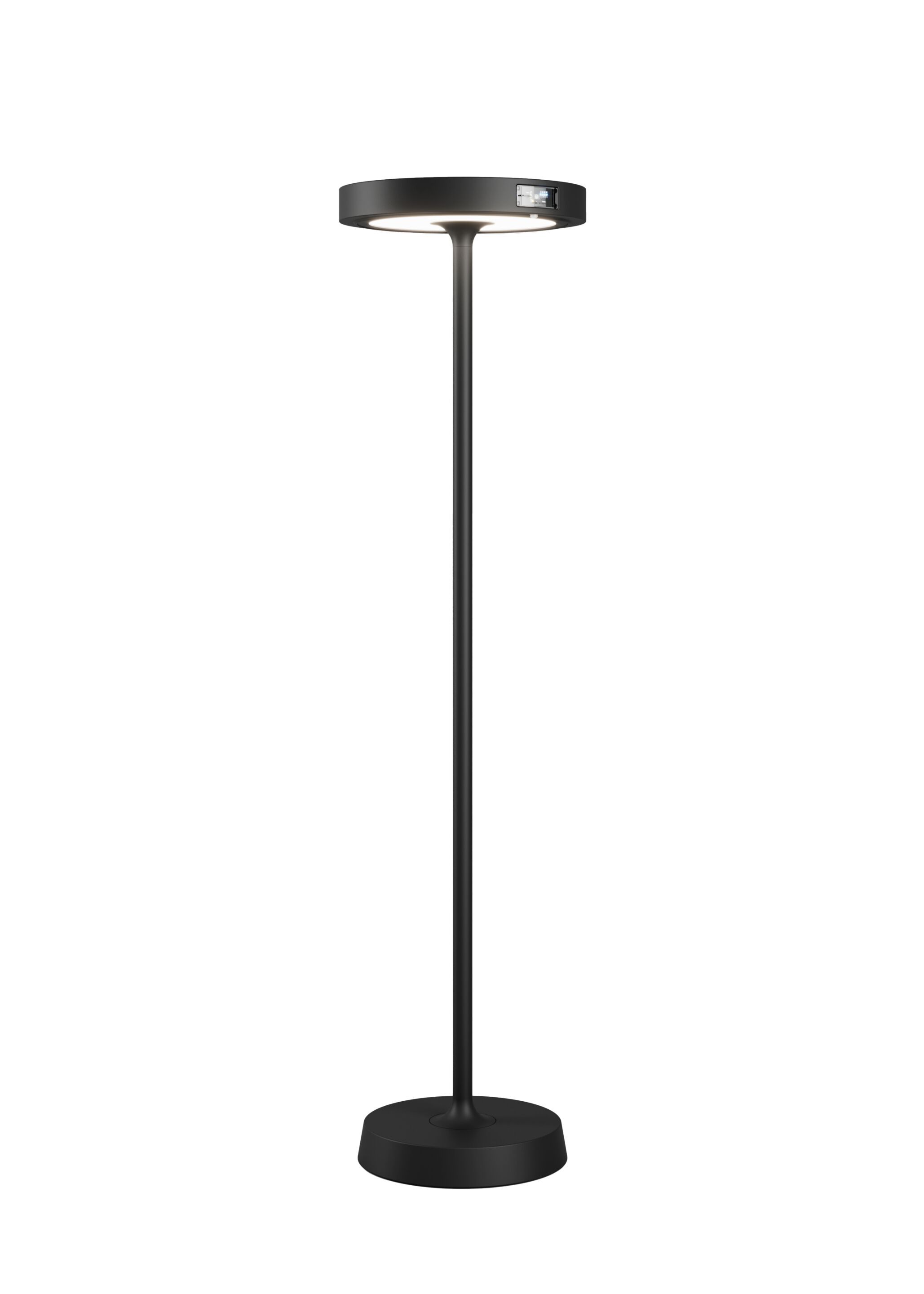 Алюминиевая напольная перезаряжаемая напольная лампа Zafferano BARBELL SOLAR RF ARCH-00092220 - Вид №9