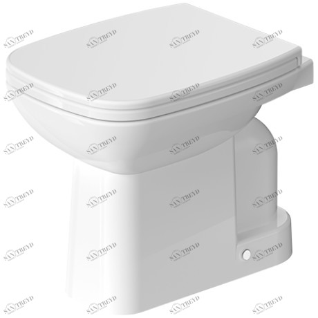 21100100002 Приставной унитаз напольный Белый Duravit D-Code Германия