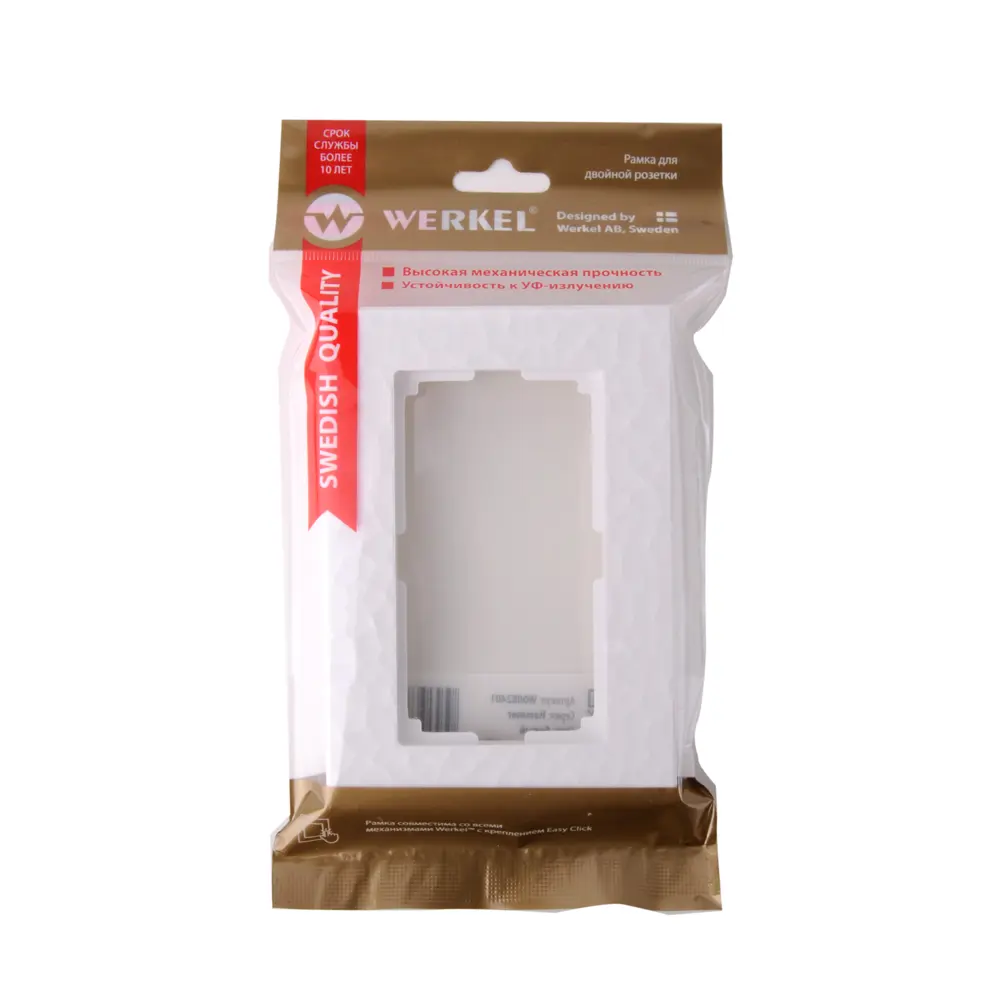 Рамка для розеток и выключателей Werkel Hammer W0082401 2 поста цвет белый STLM-2025287 - Вид №2