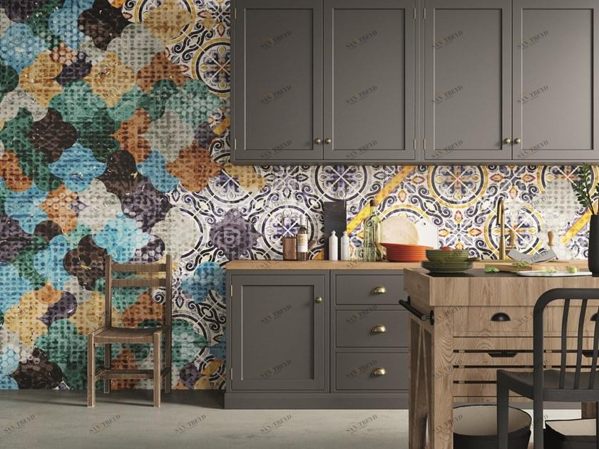 Inkiostro Bianco Обои с эффектом цемента Inediti serie 03 sun-id-1368011