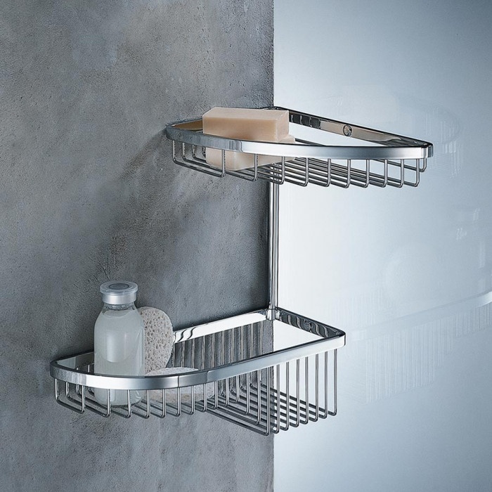 B9607 Полочка-решётка двухъярусная развёрнутая COLOMBO Angolari Colombo Design - Вид №1