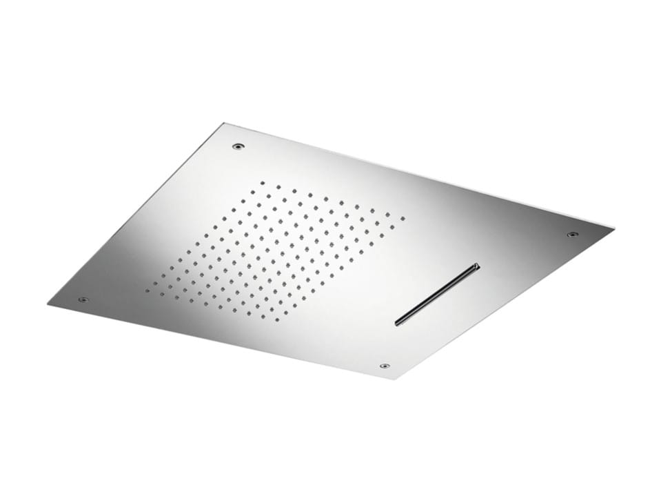Квадратная душевая головка из нержавеющей стали с водопадом CRISTINA Rubinetterie дополнения для душа / ванны / умывальника - Inox collection ARCH-00083423