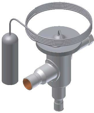 Danfoss TUB/TUBE — Клапаны терморегулирующие со встроенными клапанными узлами TUBE Клапан терморегулирующий 068U1935