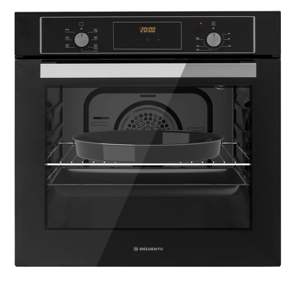 9182379 Электрический духовой шкаф Delvento V6EB58001 черный STDN-0080201