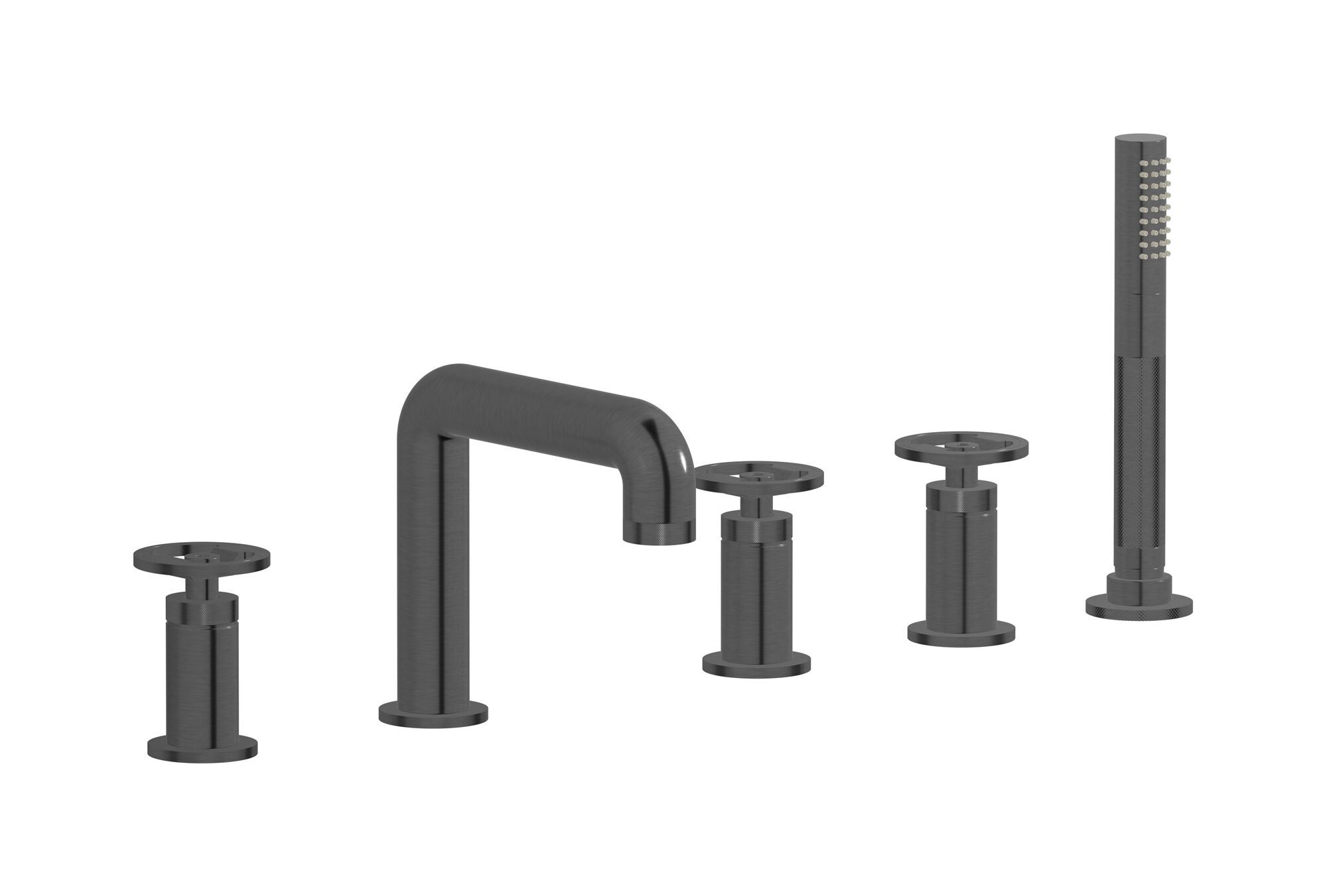 Смеситель для ванны с 5 отверстиями и ручным душем IB Bold ARCH-00114944 - Вид №6