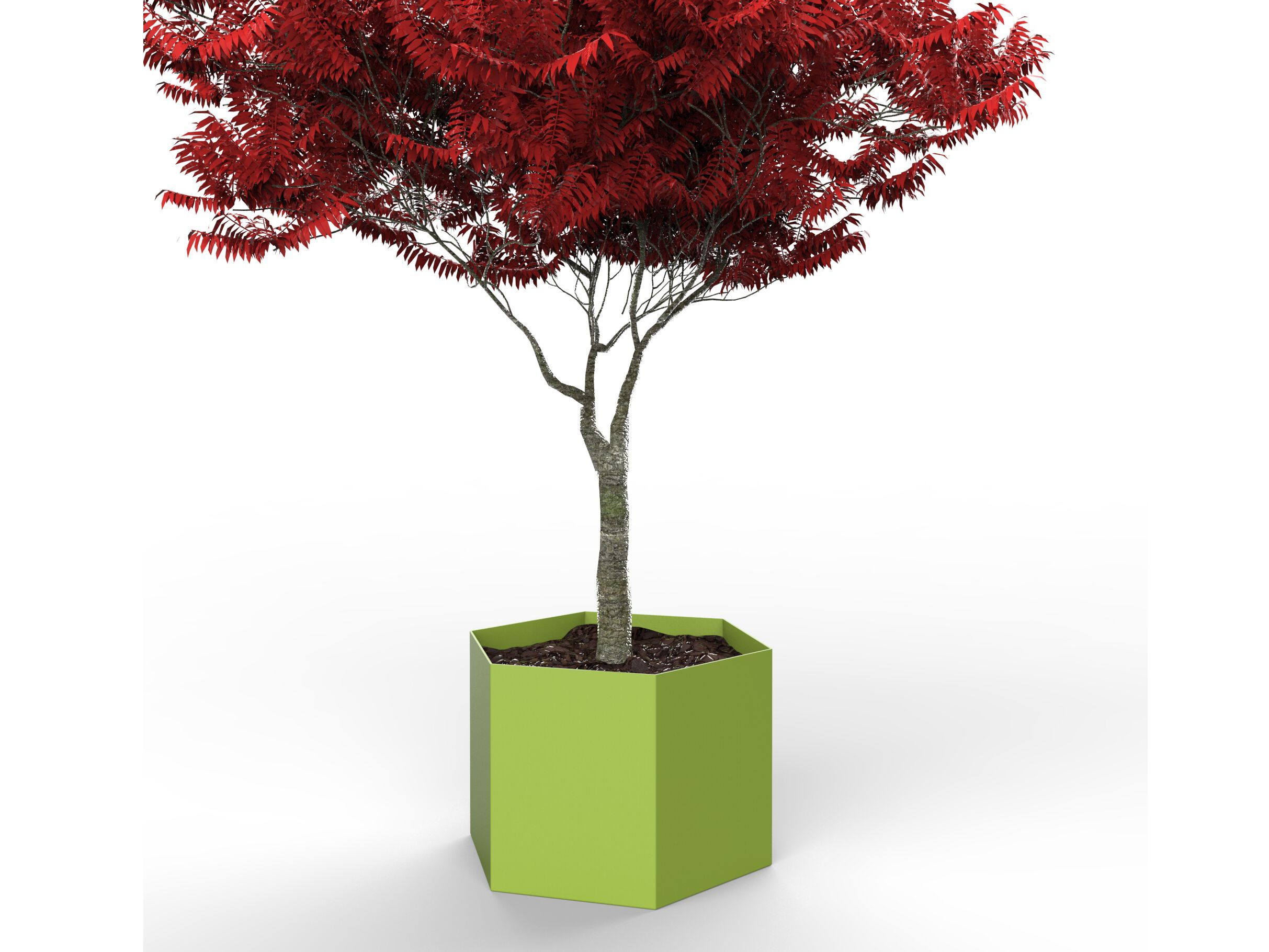 Низкая стальная плантатор CITYSì PETALO ARCH-00082828