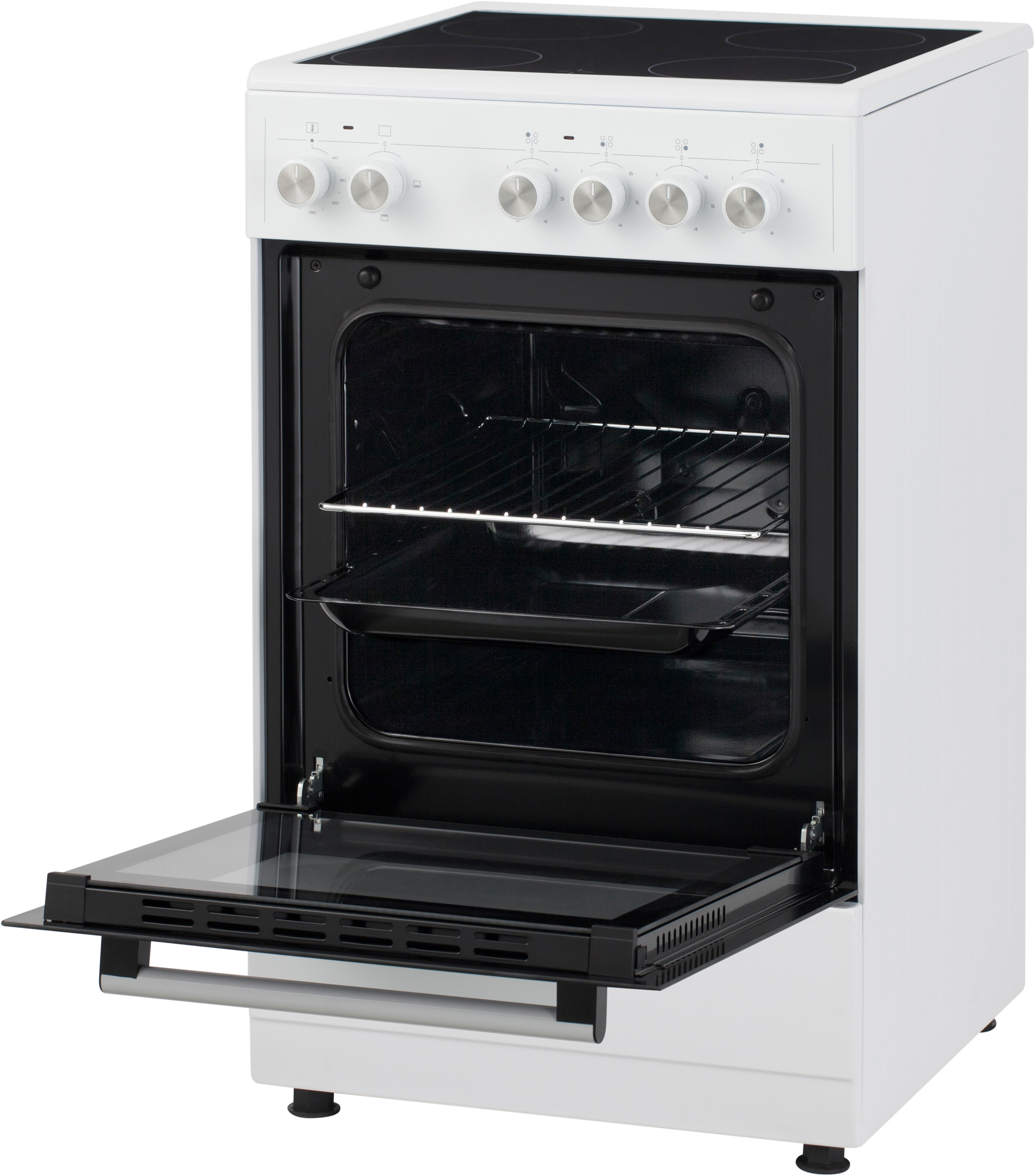 1197528 Электрическая плита Simfer F55VW04017 белый STDN-0005359 - Вид №1