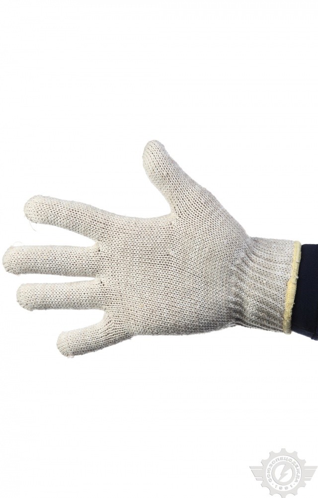 59095 Перчатки трикотажные ХБ 5-ти нитка  Средства защиты рук  размер Спецодежда  - Вид №1