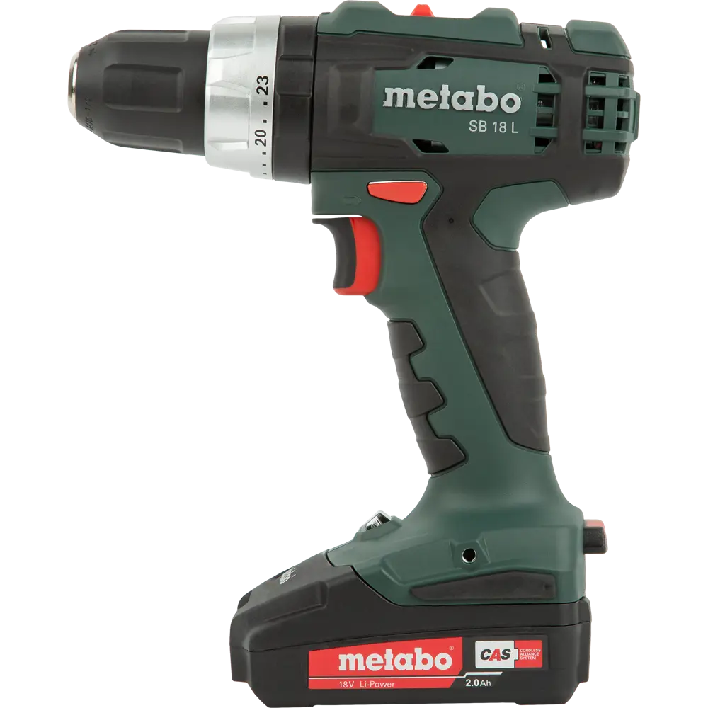 Дрель-шуруповёрт аккумуляторная ударная Metabo SB 18 L, 602317500, 18 В Li-Ion 2x2 Ач 80132212 STLM-2031809  - Вид №1