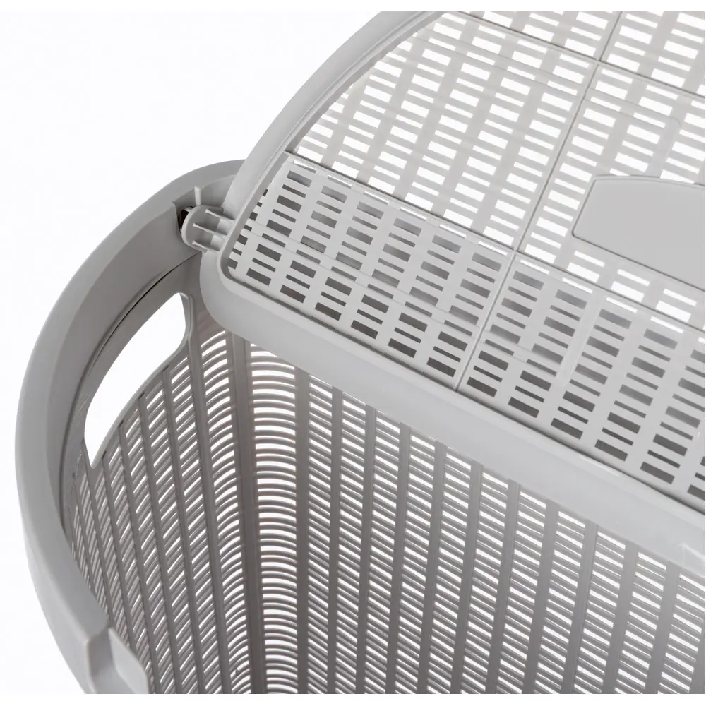 Корзина для белья Econova Eco Style 45 л цвет светло-серый STLM-2013434 - Вид №4