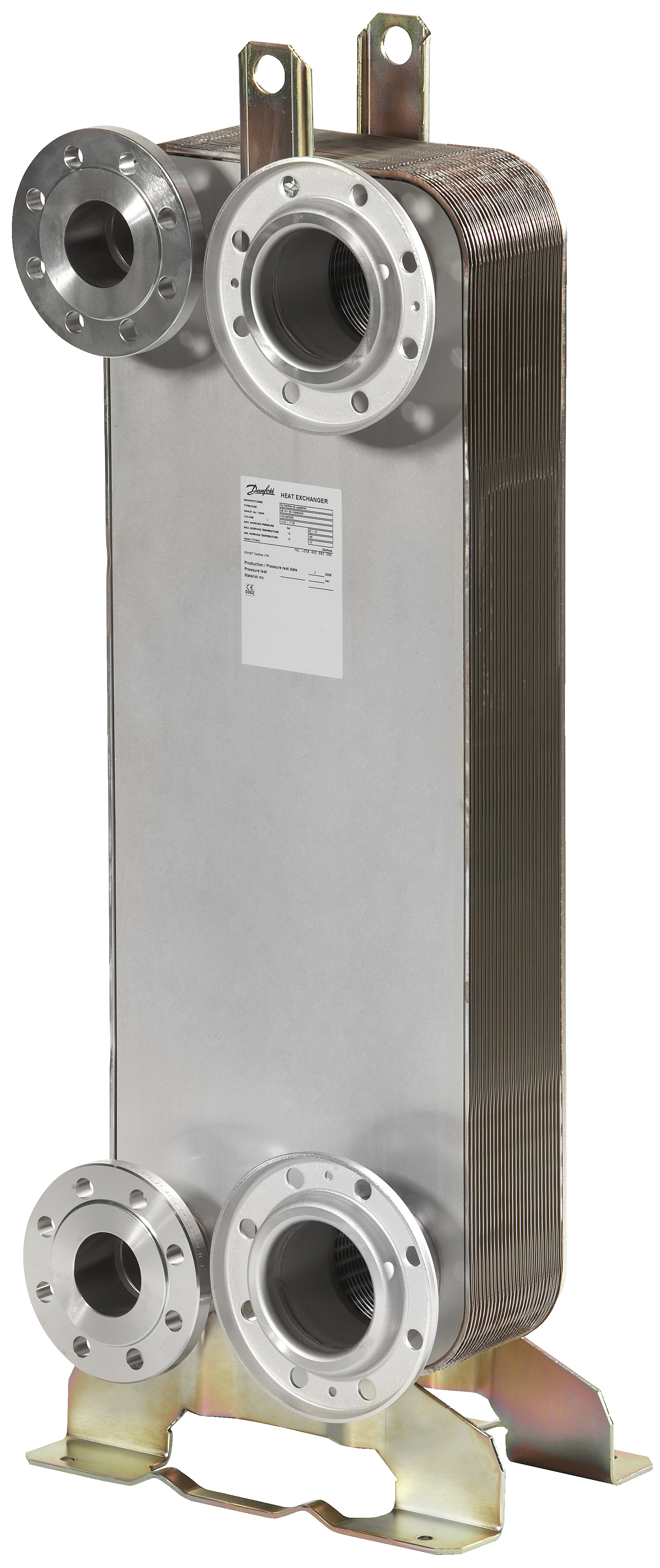 Danfoss Паяный пластинчатый теплообменник серии XB70 XB 70H-1 100 DN65/DN100 004B2017  - Вид №7