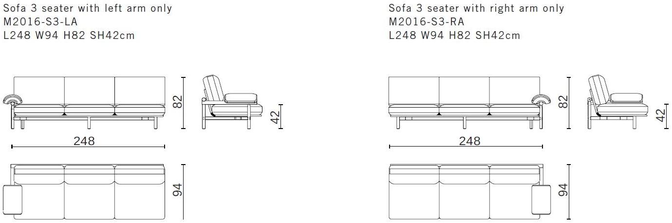 District Eight Модульный диван в дубе Stilt M2016  - Вид №18