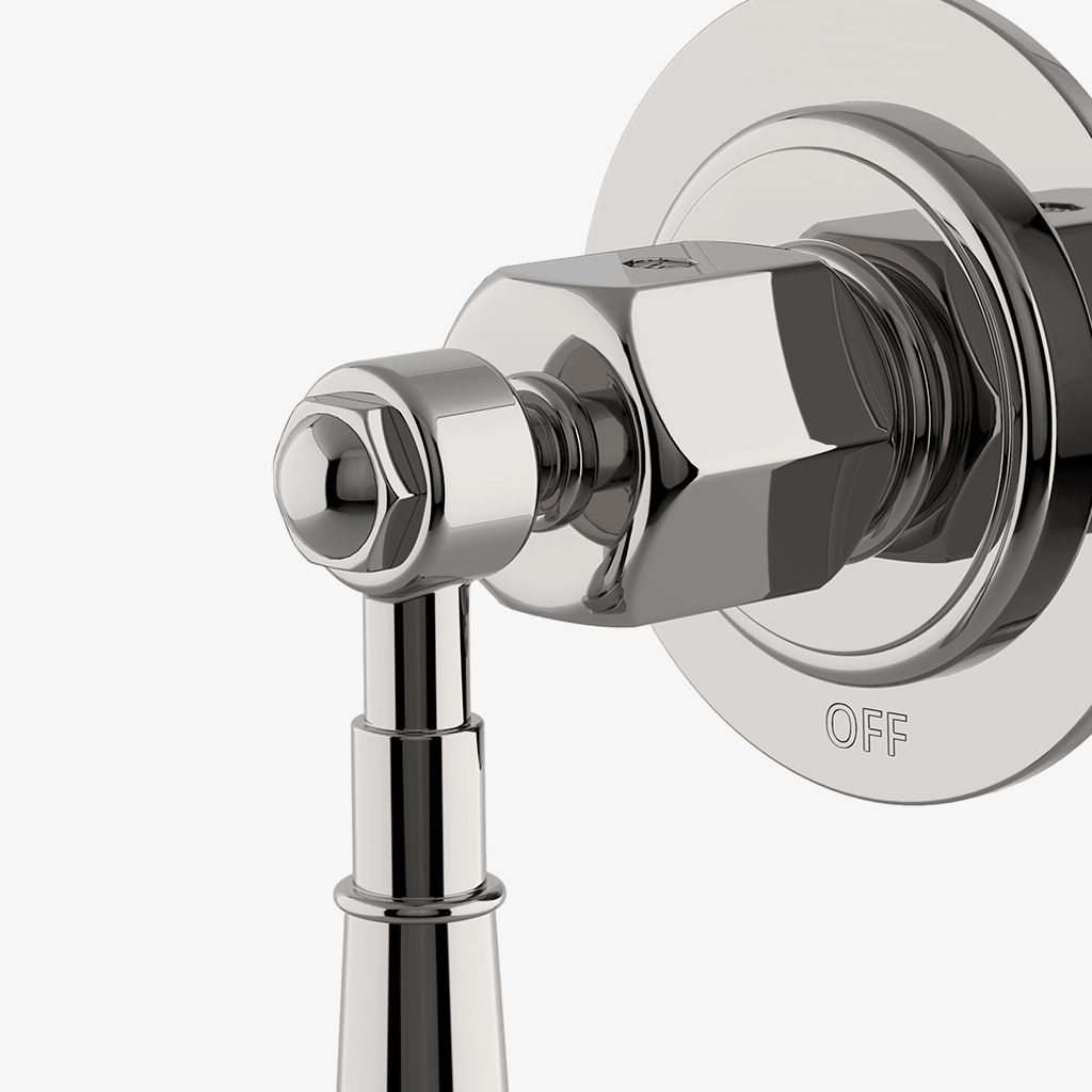 RG2T11 Облицовка двухходового термостатического переключающего клапана регулятора с металлической ручкой Waterworks  - Вид №1