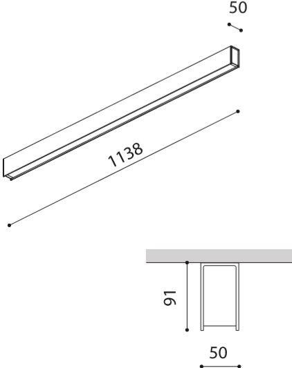 Arkoslight Алюминиевый светодиодный потолочный светильник Fifty custom sun-id-1356119 - Вид №13