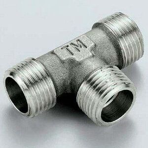 Тройник НР 1'' никель TIEMME