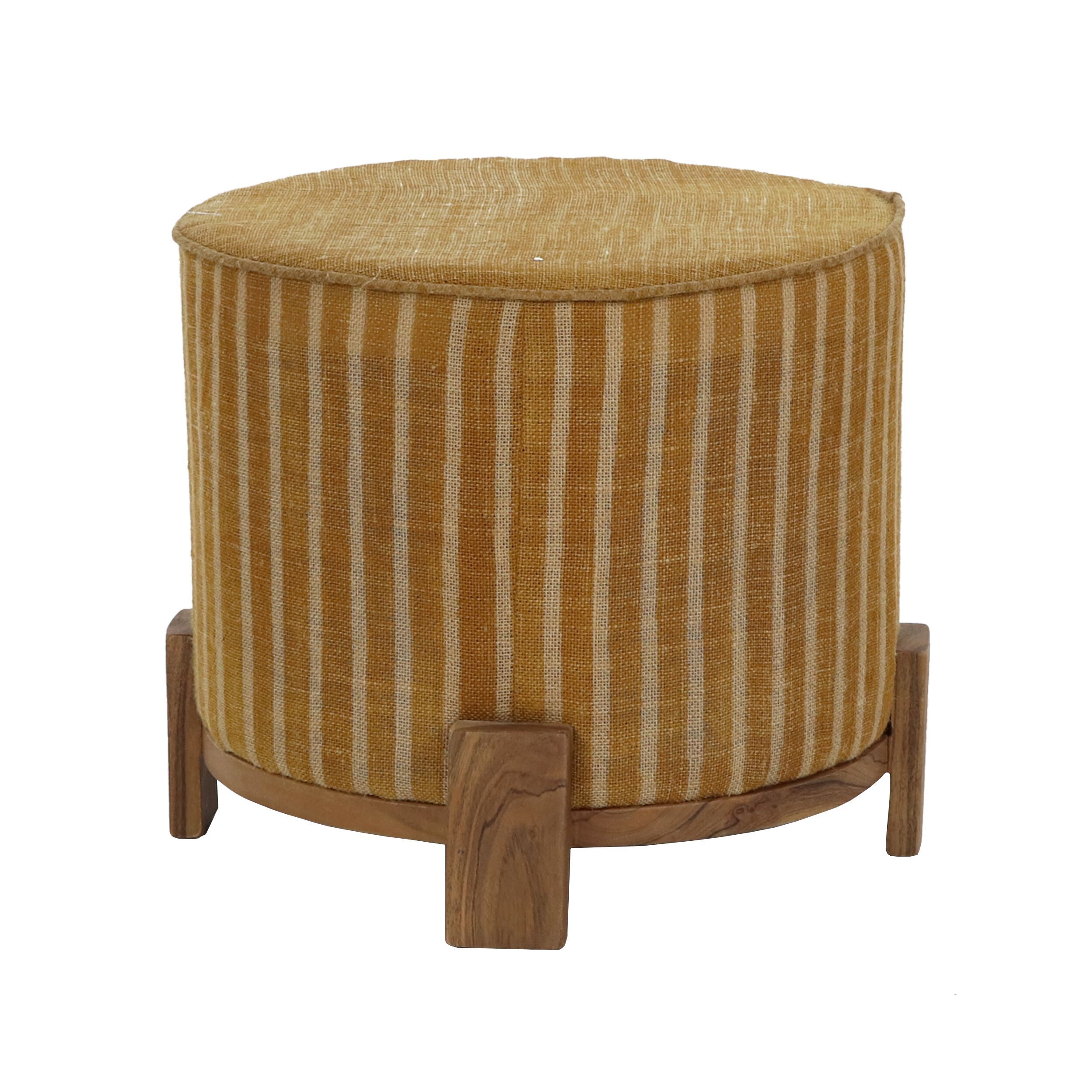 Круглый пуф из ткани POMAX Бриндизи ARCH-00092404 - Вид №11