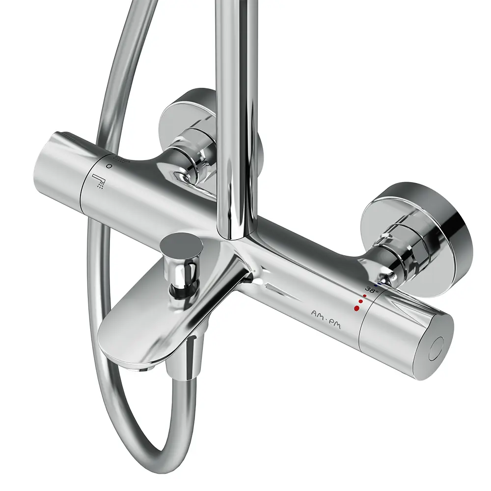 AM.PM MOXIEM500 — душевая система с термостатом и регулируемым верхним душем 83083936 STLM-0038915 - Вид №3