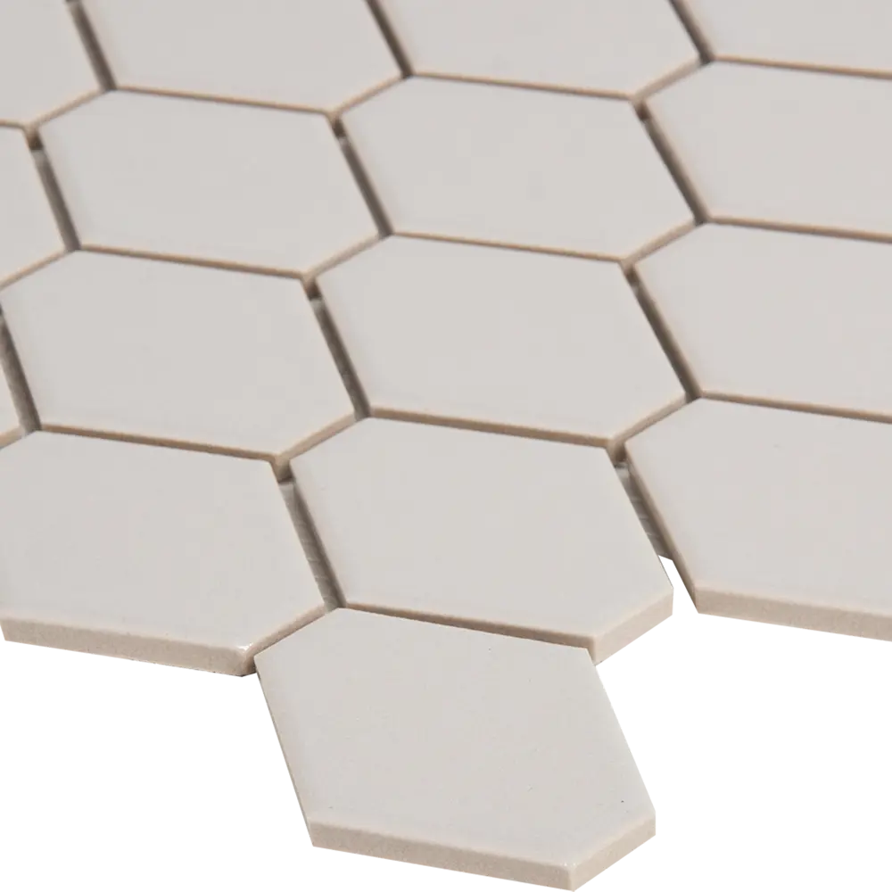 Фарфоровая мозаика ARTENS Flake в серых тонах с шестигранными элементами 82661945 STLM-0033159 - Вид №3