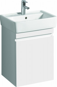 44763 IFO Renova Плоская тумба под умывальник, с ящиком и внутренним ящиком, W = 926 мм, W1 = 1000 мм, T = 438 мм, темно-серый