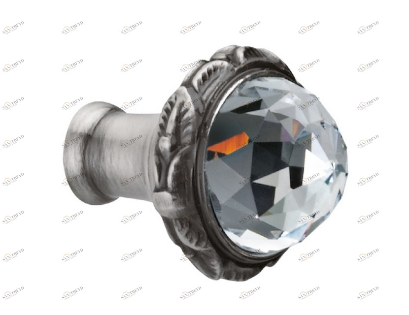 0Z5743.B00.00 Ручка корпуса диаметром 27 мм с кристаллами сваровски Золото 24К Mestre 