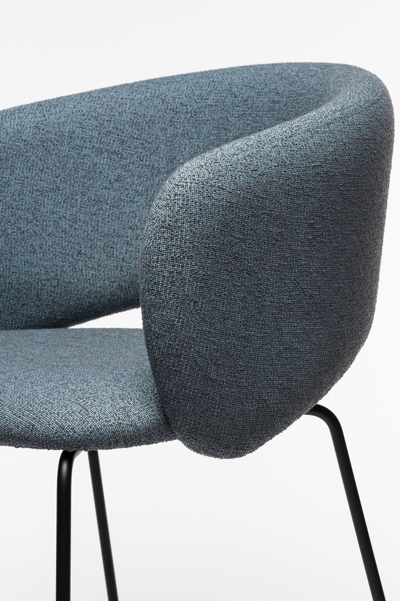 Высокий табурет из ткани со спинкой CHAIRS & MORE Bel ARCH-00153386 - Вид №5