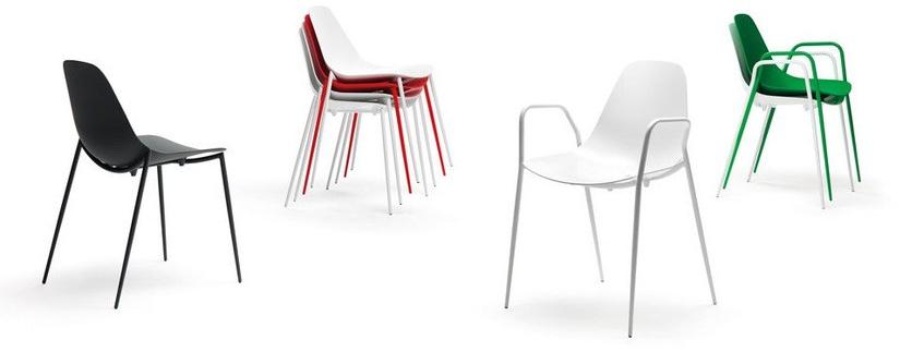 Opinion Ciatti Штабелируемый алюминиевый стул с подлокотниками Mammamia sun-id-1369011 - Вид №4