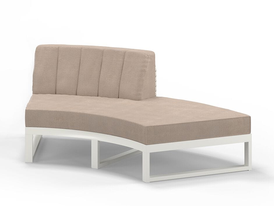 Модульный изогнутый садовый диван из ткани MAMAGREEN Munia ARCH-00071252