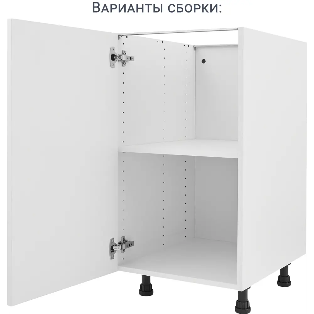 Фасад кухонного шкафа Аша 44.7x76.5 см KONSENSA ЛДСП цвет белый 89419190 STLM-2078798 - Вид №16
