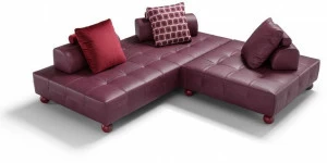 Egoitaliano Секционный угловой диван в коже L'ego