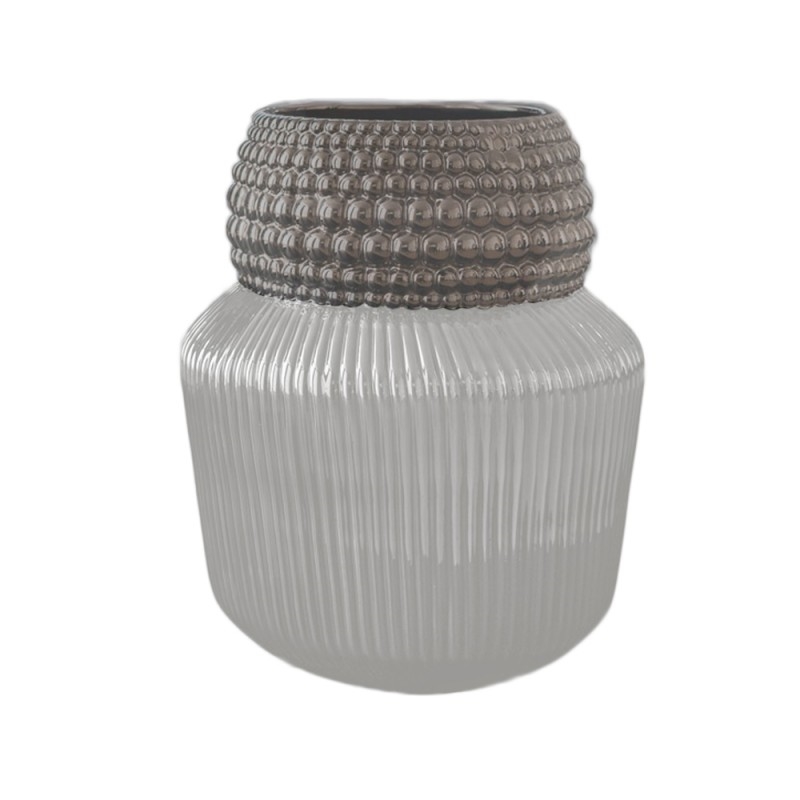 Q233X125 Луковая ваза Adriani e Rossi Глазированная платина  - Вид №1