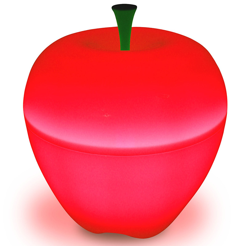 QL10035-RD Лампа happle мини красная Qualy 