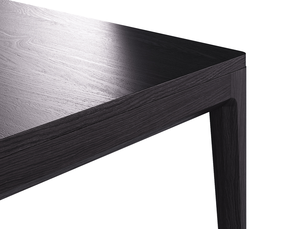 Журнальный столик квадратный черный дуб 80 см Case №2 THE IDEA  210092 Черный  - Вид №2