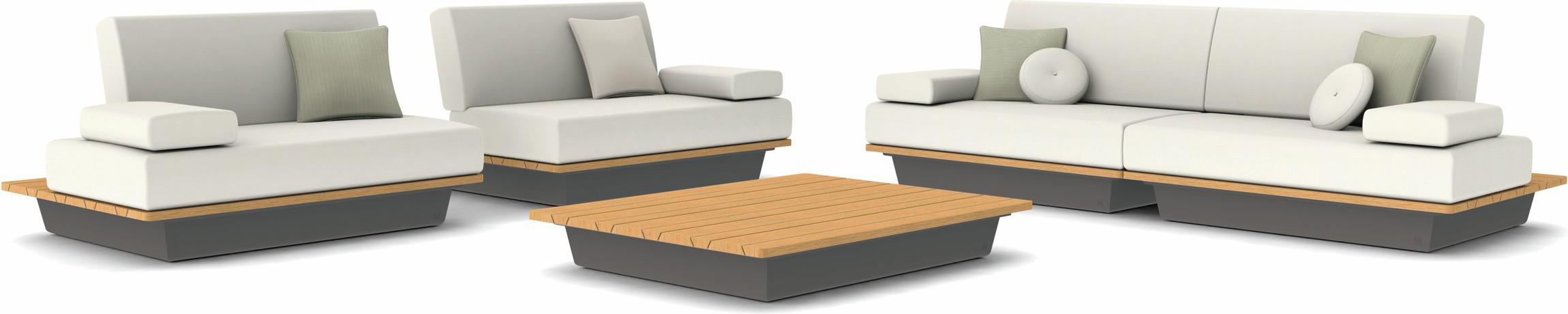 Concept 3 лава деревянная поверхность iroko Manutti Air MNST795