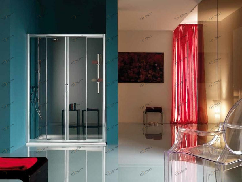 Samo Душевая кабина-ниша двухместная с поддоном Dinamica sun-id-1455793