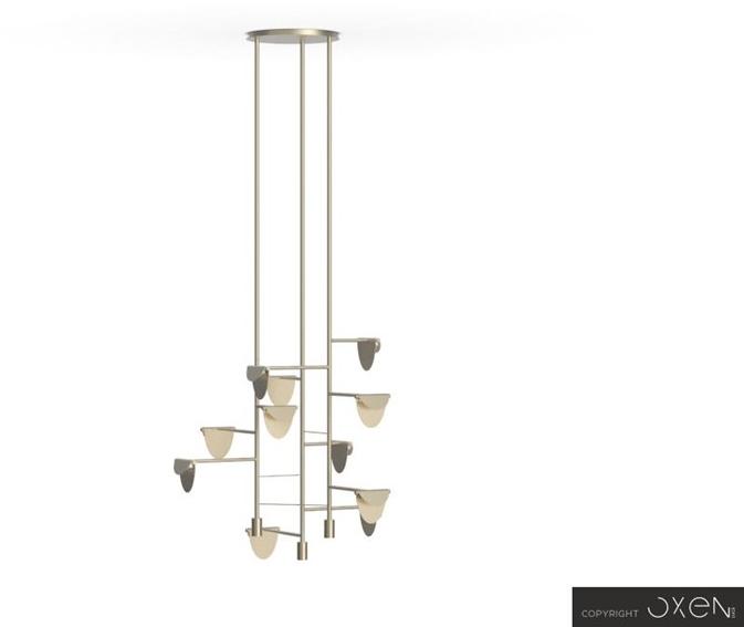NEXO LUCE Светодиодный подвесной светильник из стали Oxen bespoke 7002a3.001/-002 - Вид №5