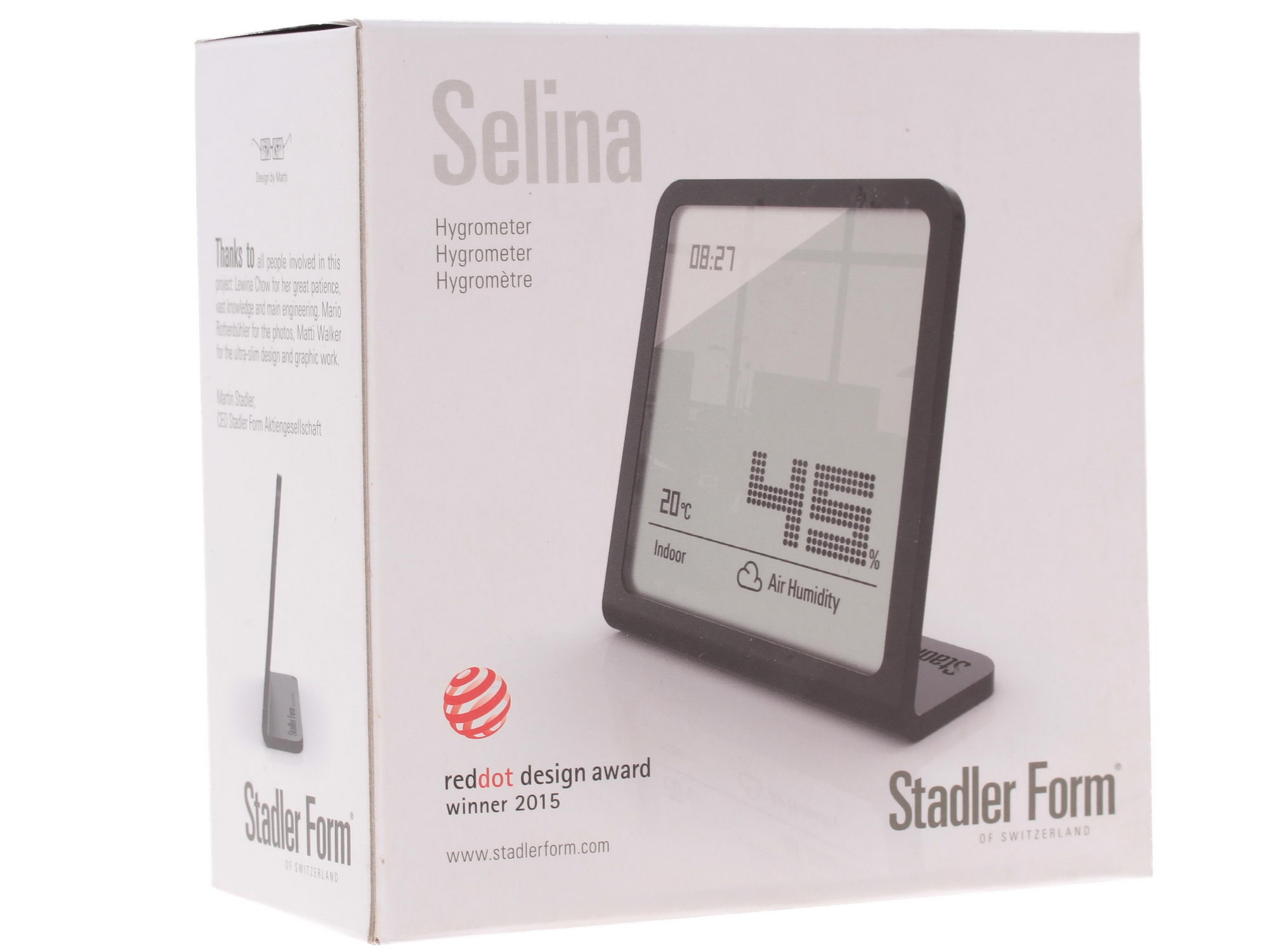1048961 Термогигрометр Stadler Form Selina S-061 STDN-0094752 - Вид №7