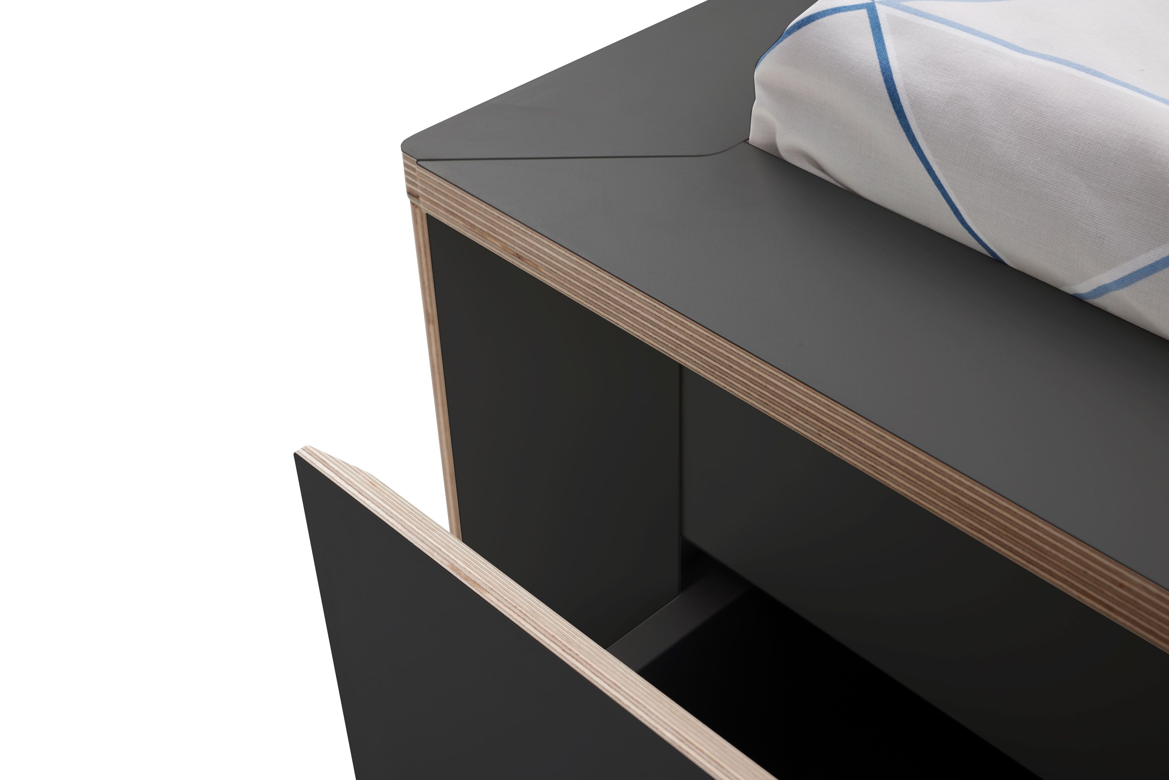 Односпальная кровать для хранения в фанере Müller Small Living SPAZE ARCH-00083318 - Вид №37